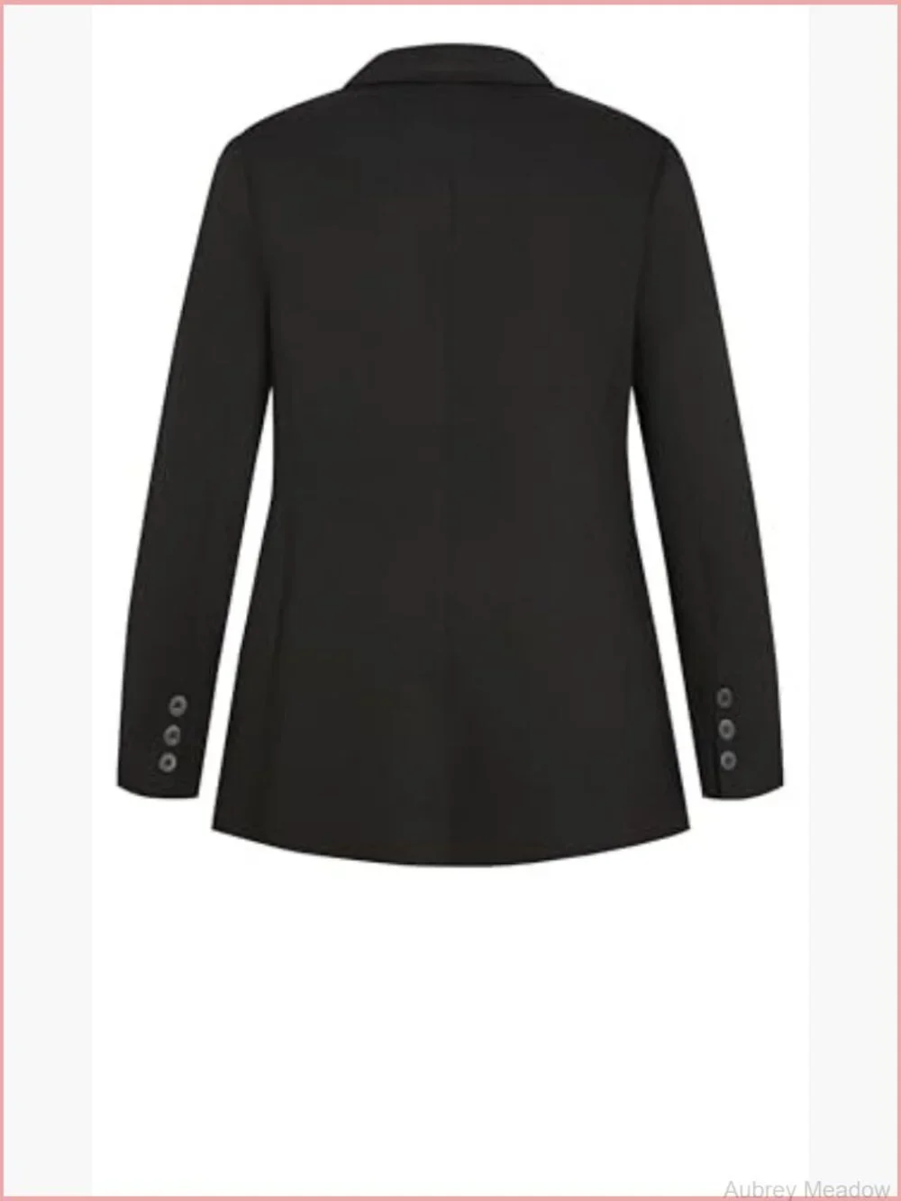 Women's Plus Size Collared Neck Long Sleeve Jacket